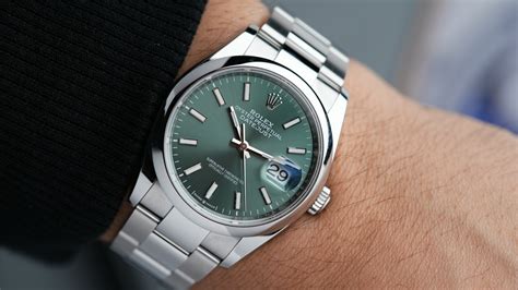 rolex datejust dark green dial|rolex datejust 36mm mint green.